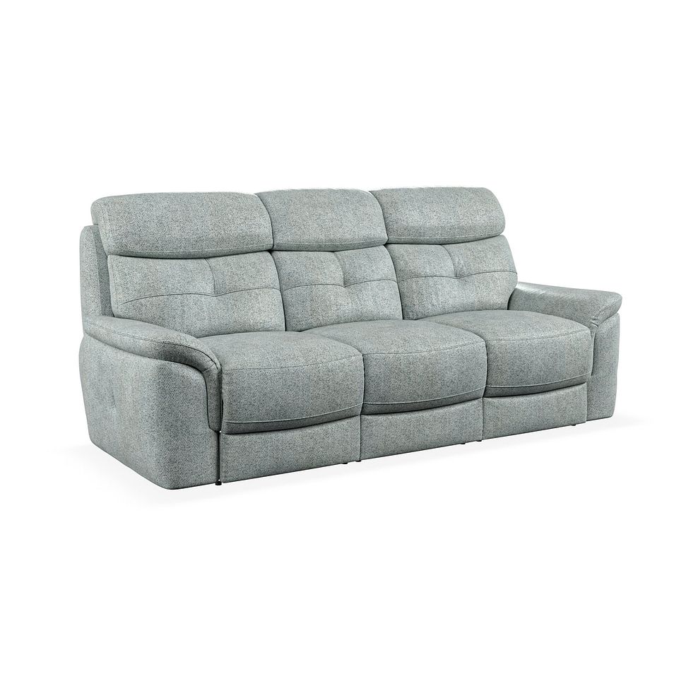Iver 3 Seater Sofa in Santos Steel Fabric 1