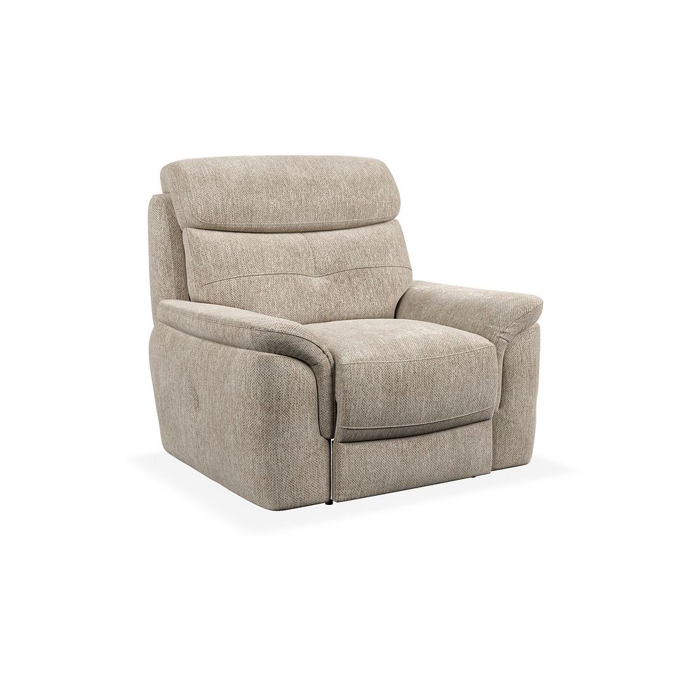 Iver Armchair in Jetta Beige Fabric 1