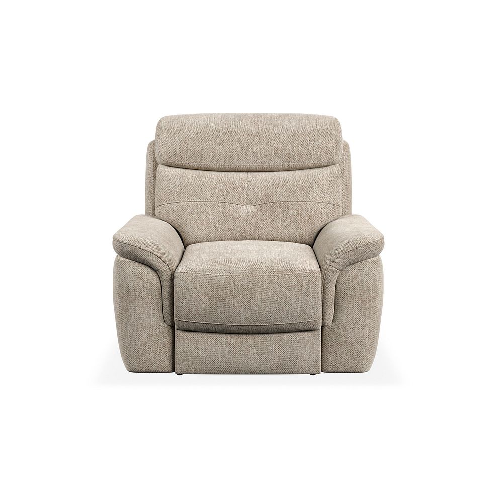 Iver Armchair in Jetta Beige Fabric 2