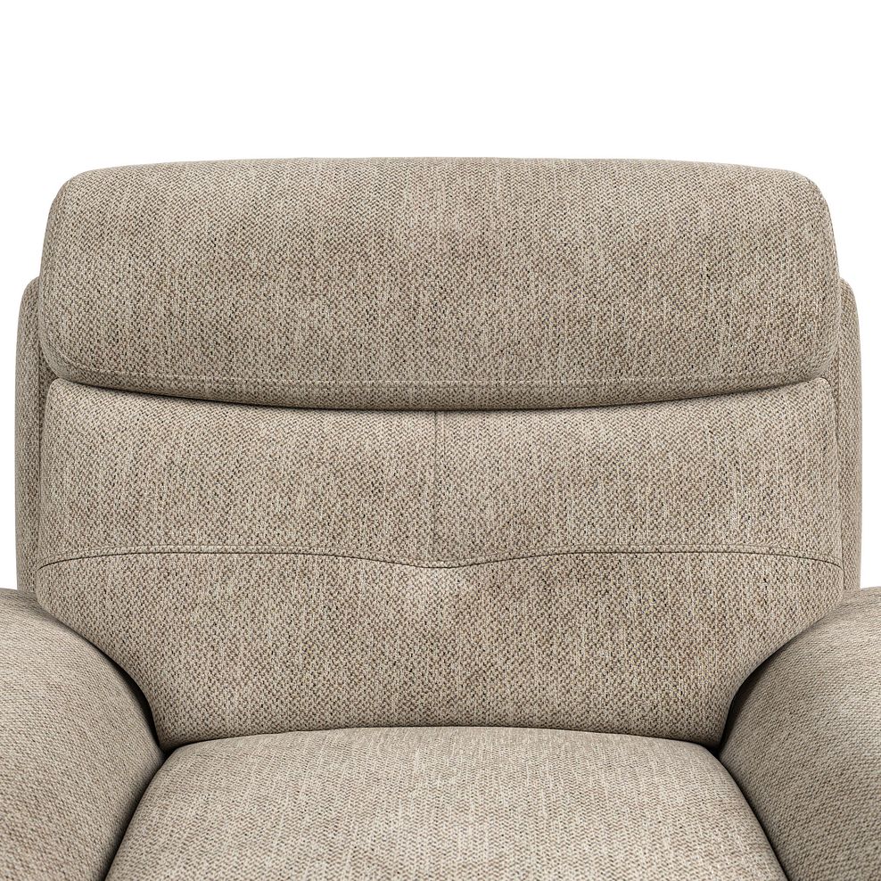 Iver Armchair in Jetta Beige Fabric 7