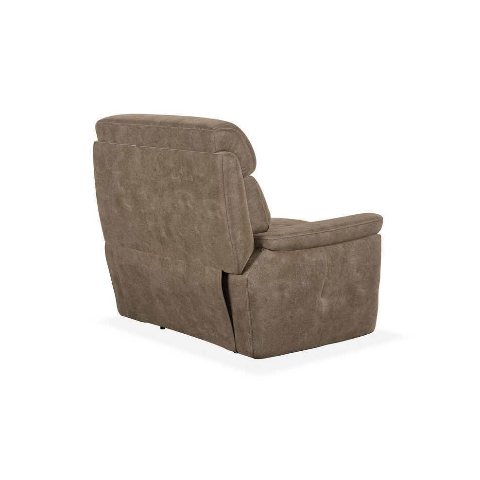 Iver Armchair in Miller Earth Brown Fabric 4
