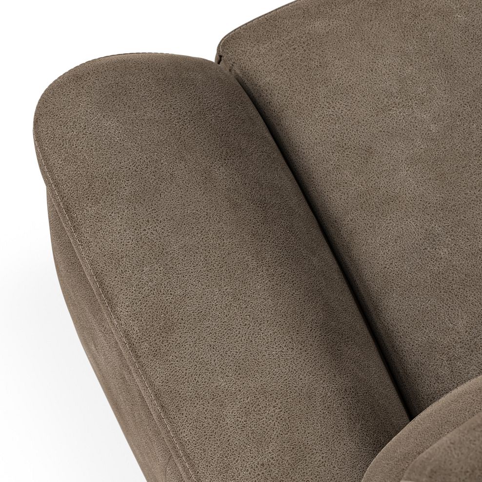 Iver Armchair in Miller Earth Brown Fabric 5