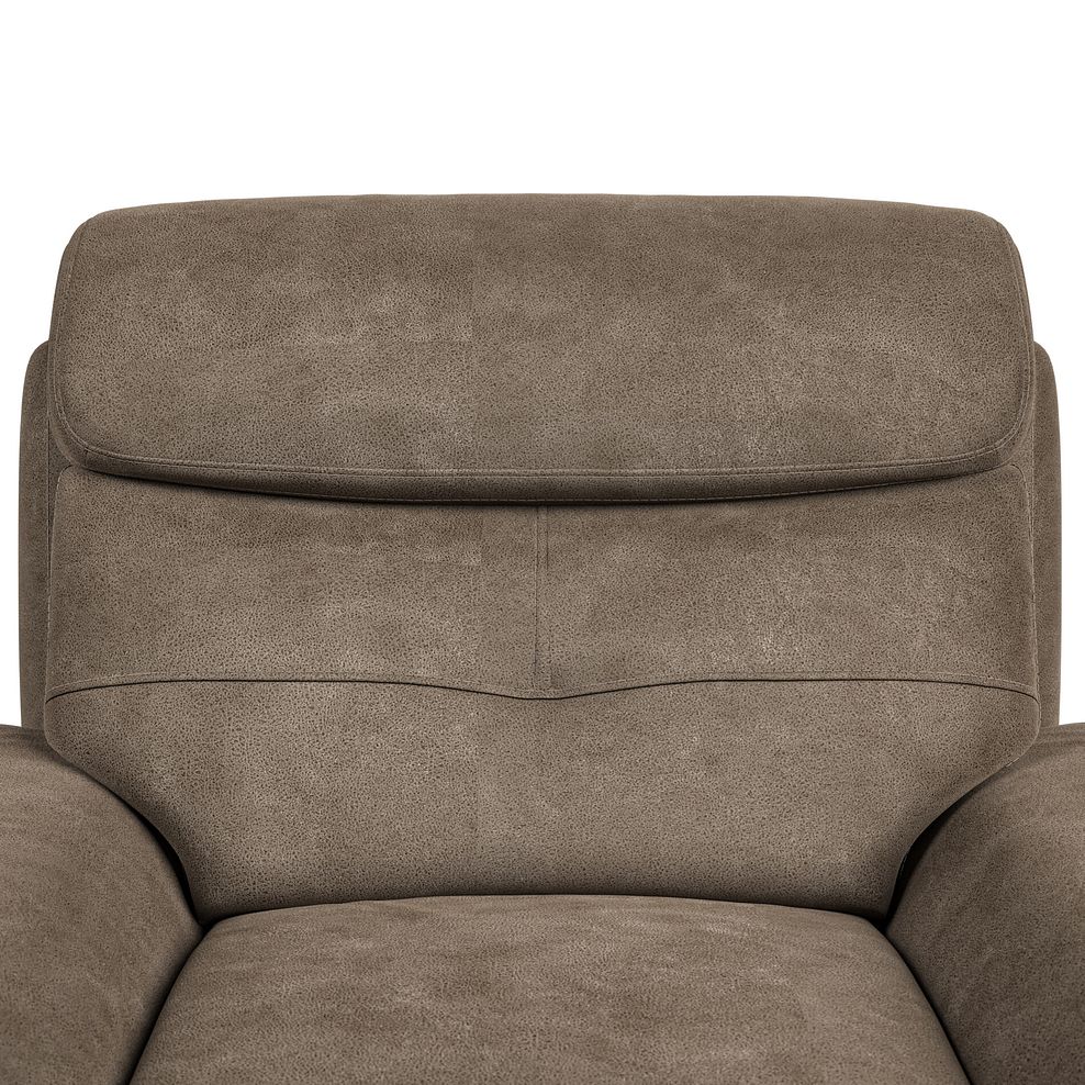 Iver Armchair in Miller Earth Brown Fabric 7