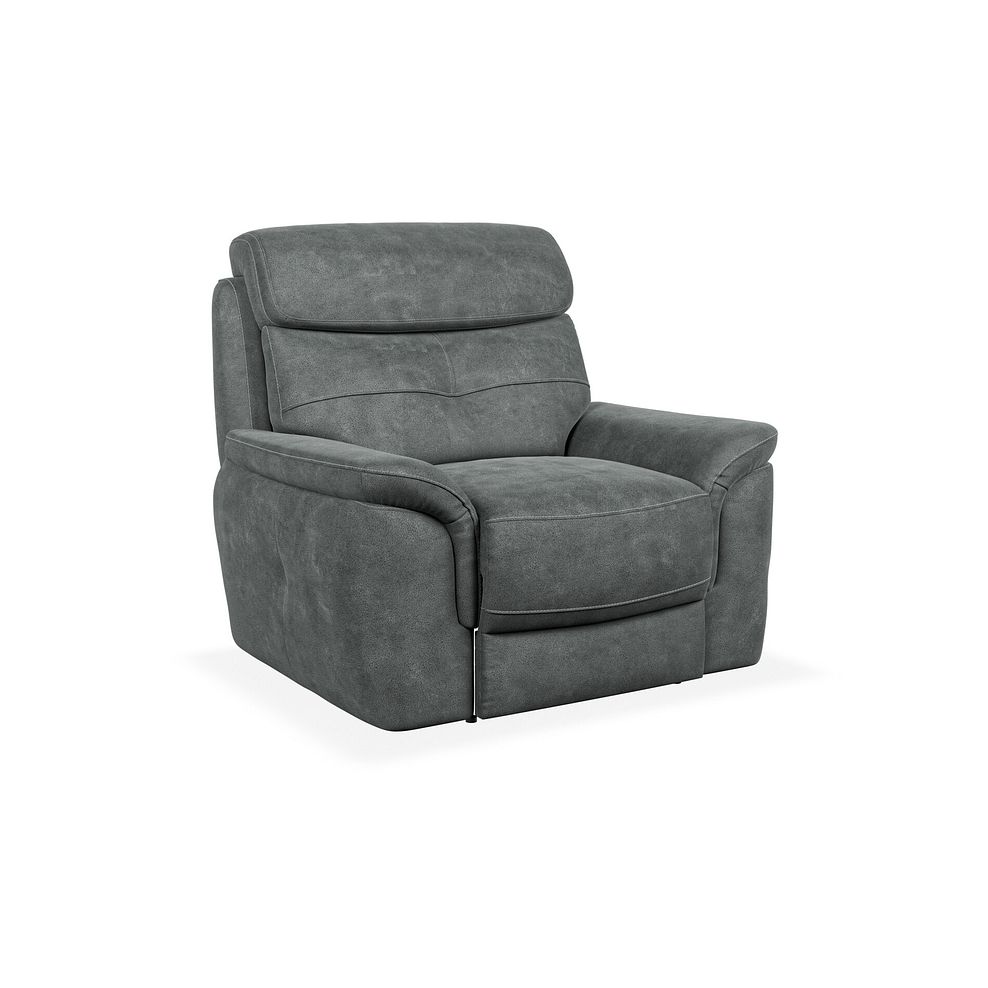 Iver Armchair in Miller Grey Fabric 1