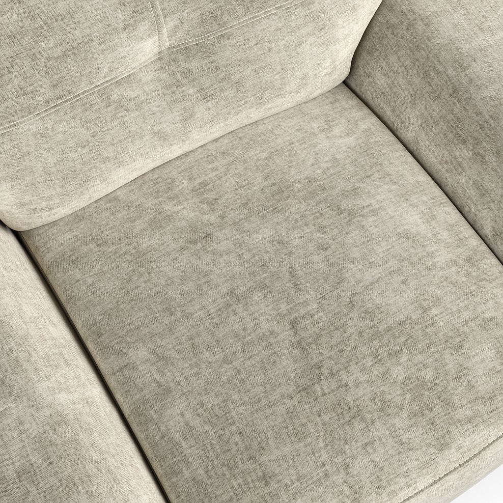 Iver Armchair in Plush Beige Fabric 6