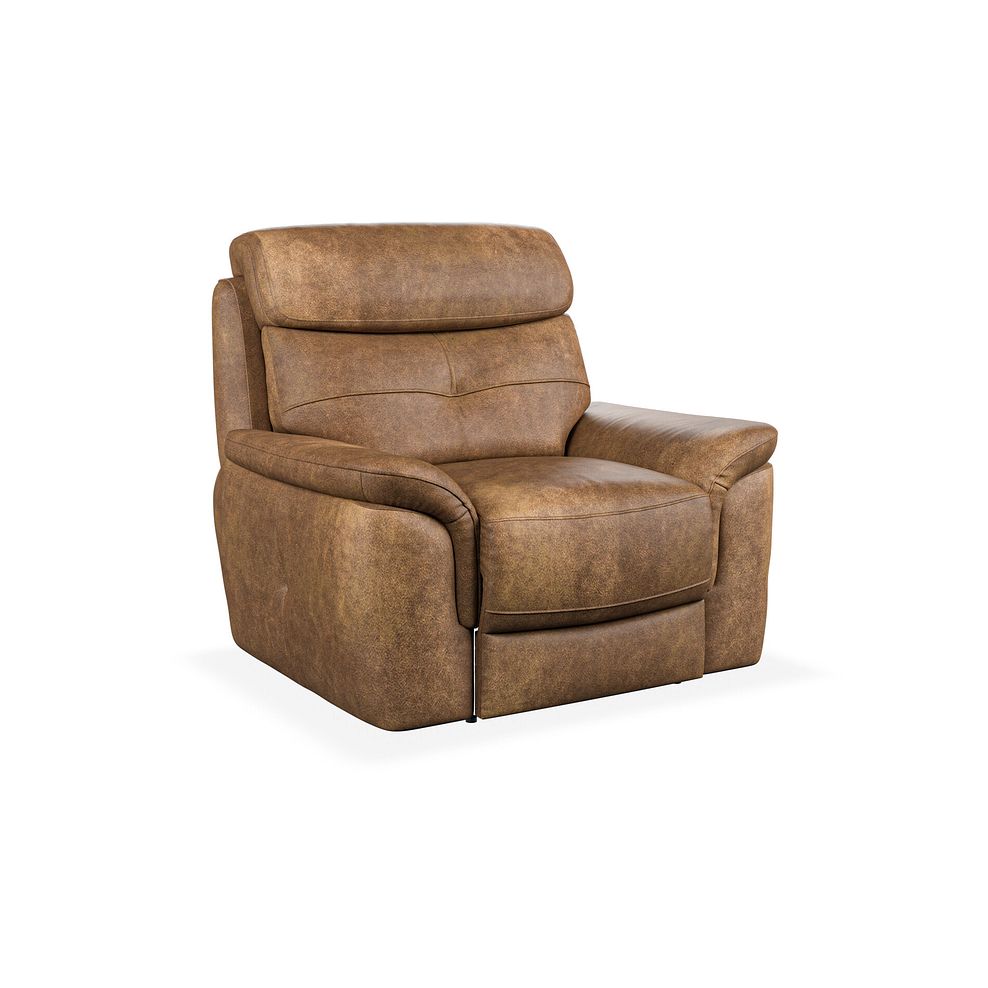 Iver Armchair in Ranch Brown Fabric 1