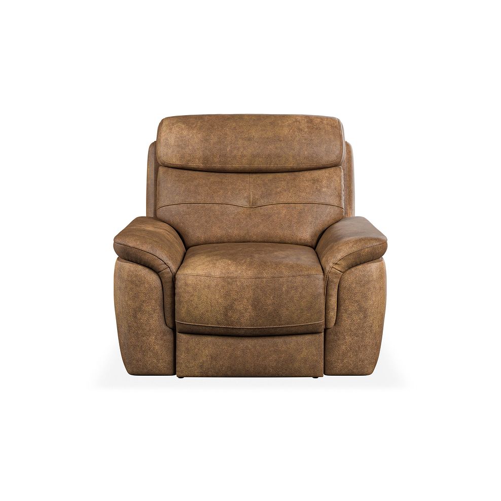 Iver Armchair in Ranch Brown Fabric 2