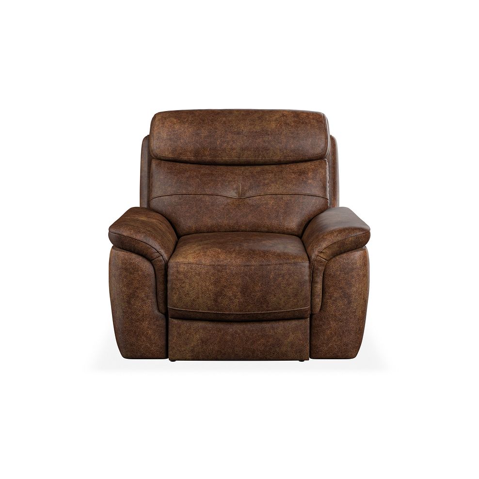 Iver Armchair in Ranch Dark Brown Fabric 2