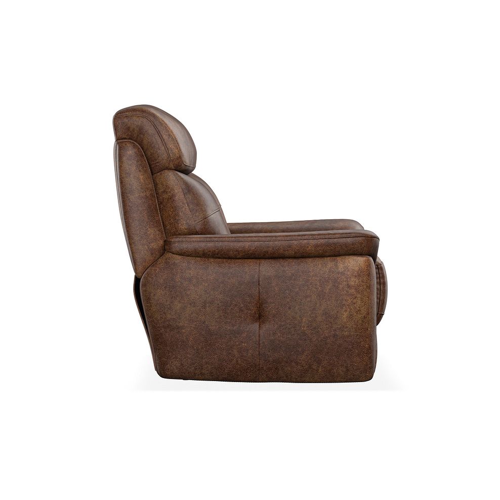 Iver Armchair in Ranch Dark Brown Fabric 3