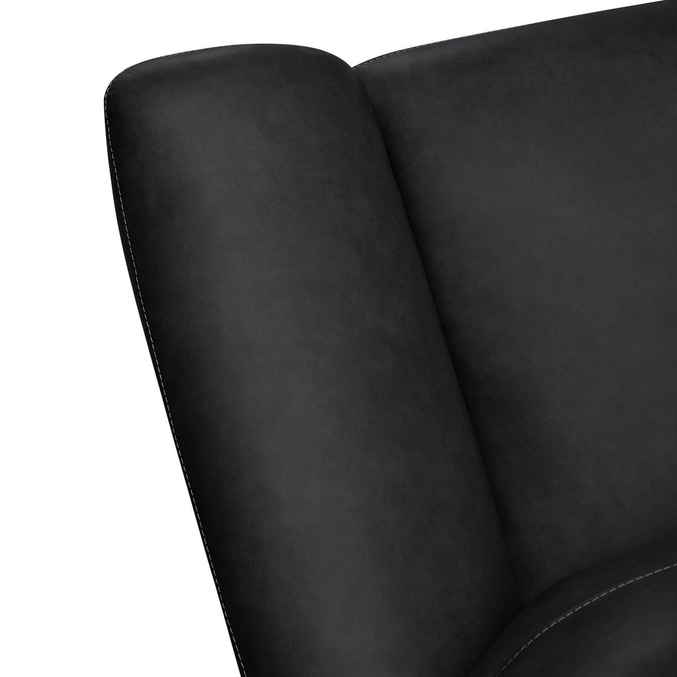 Iver Electric Recliner Armchair in Amara Black Leather 9