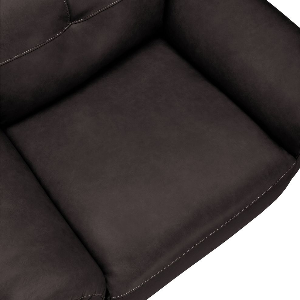 Iver Electric Recliner Armchair in Amara Brown Leather 10