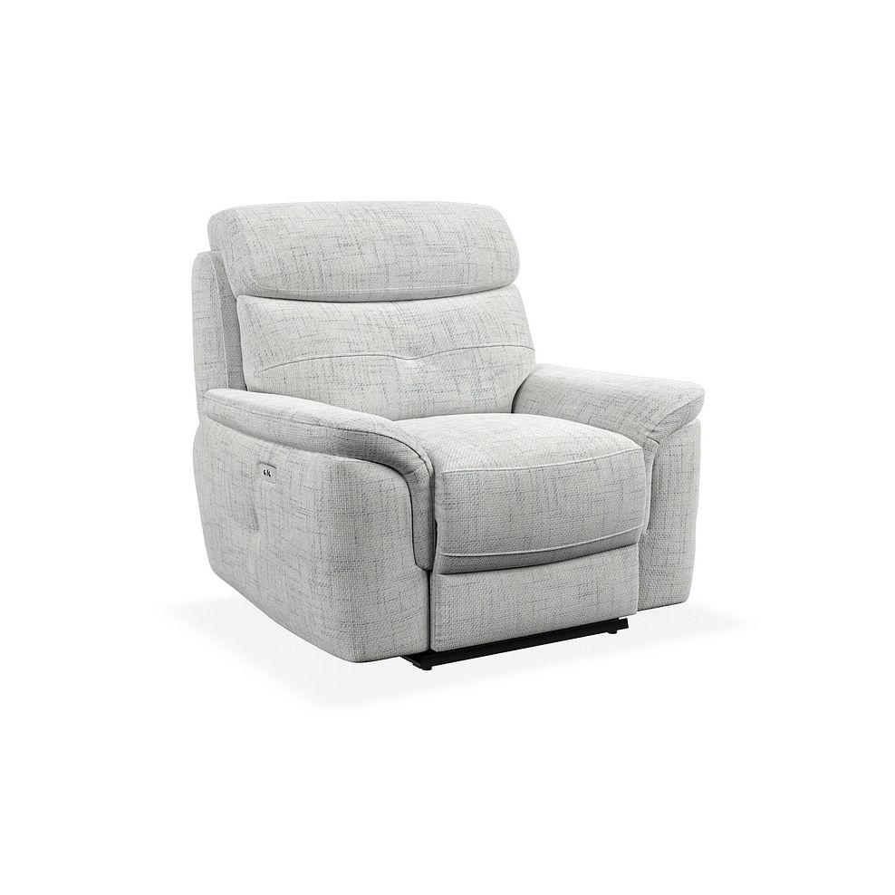 Iver Electric Recliner Armchair in Keswick Dove Grey Fabric 1
