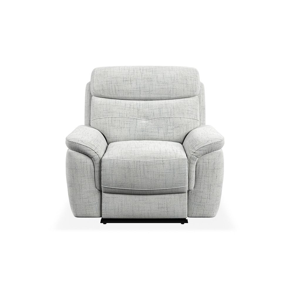 Iver Electric Recliner Armchair in Keswick Dove Grey Fabric 4