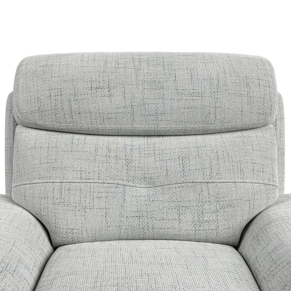 Iver Electric Recliner Armchair in Keswick Dove Grey Fabric 10