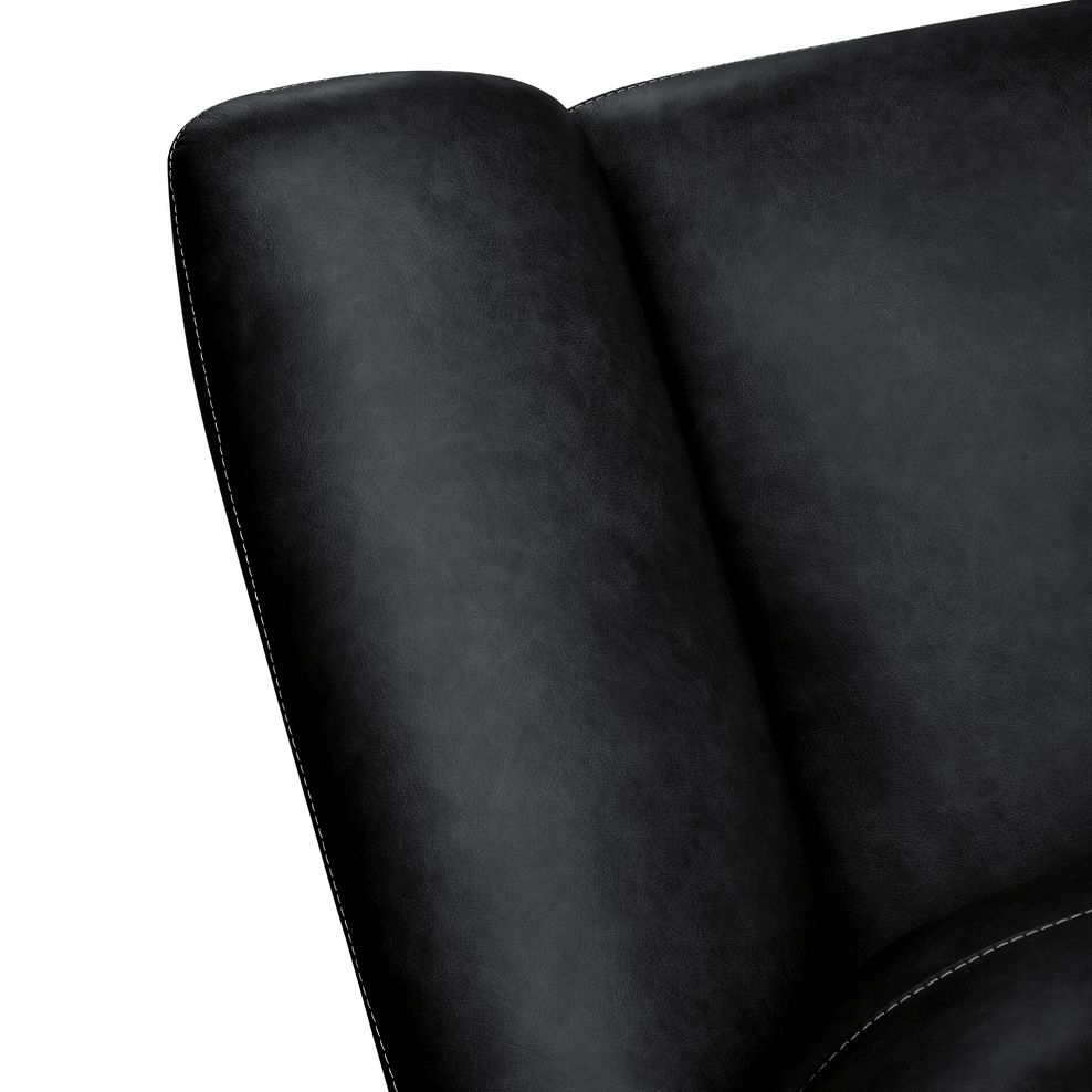 Iver Electric Recliner Armchair in Odyssey Black Leather 8
