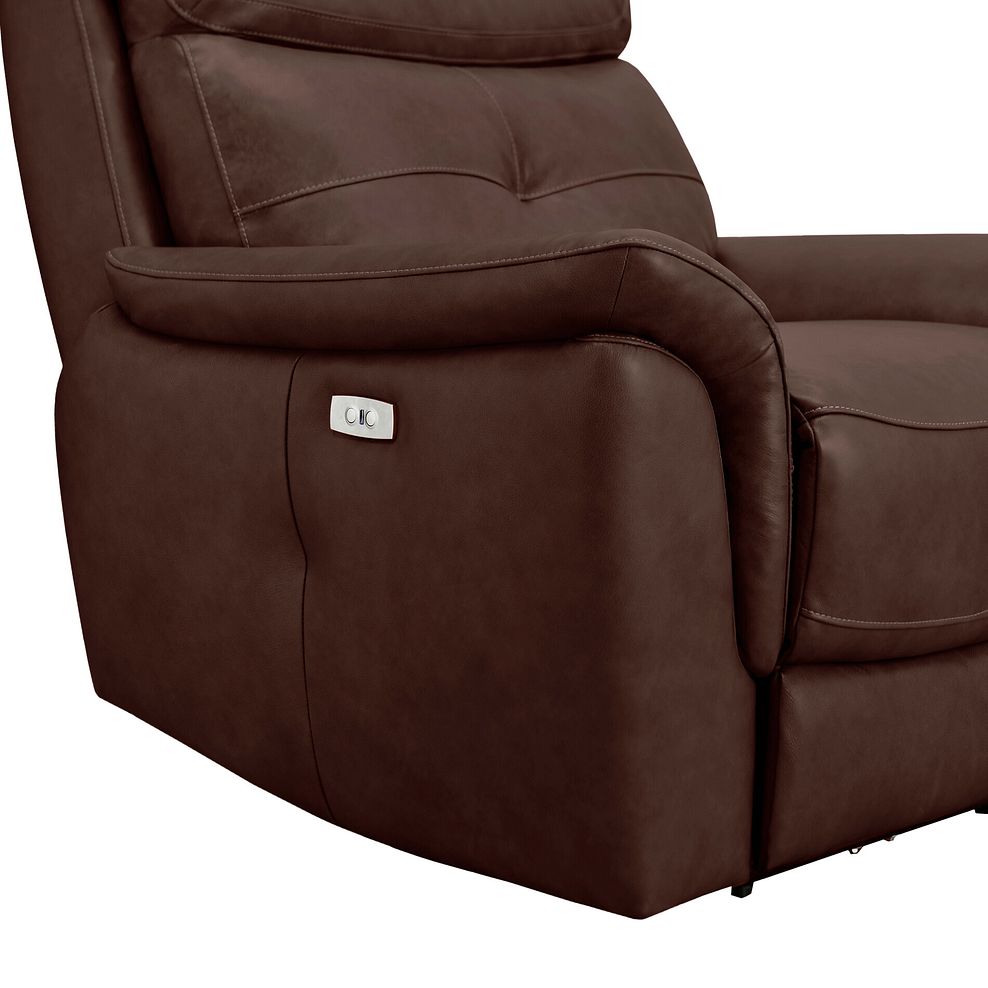 Iver Electric Recliner Armchair in Odyssey Tan Leather 8