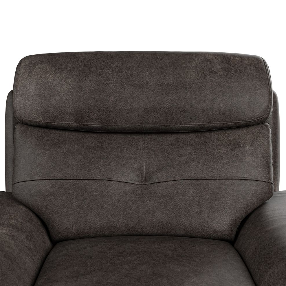 Iver Electric Recliner Armchair in Pilgrim Pewter Fabric 10
