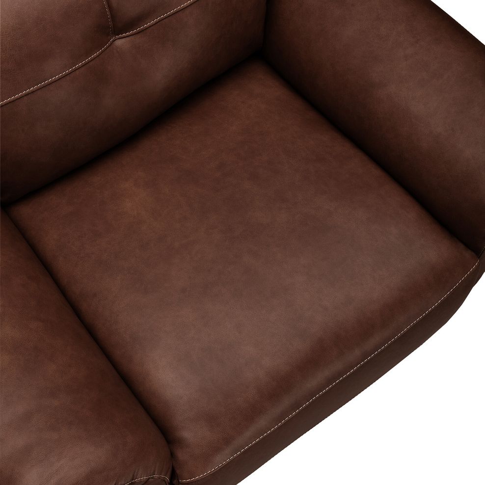 Iver Electric Recliner Armchair in Virgo Chestnut Leather 10