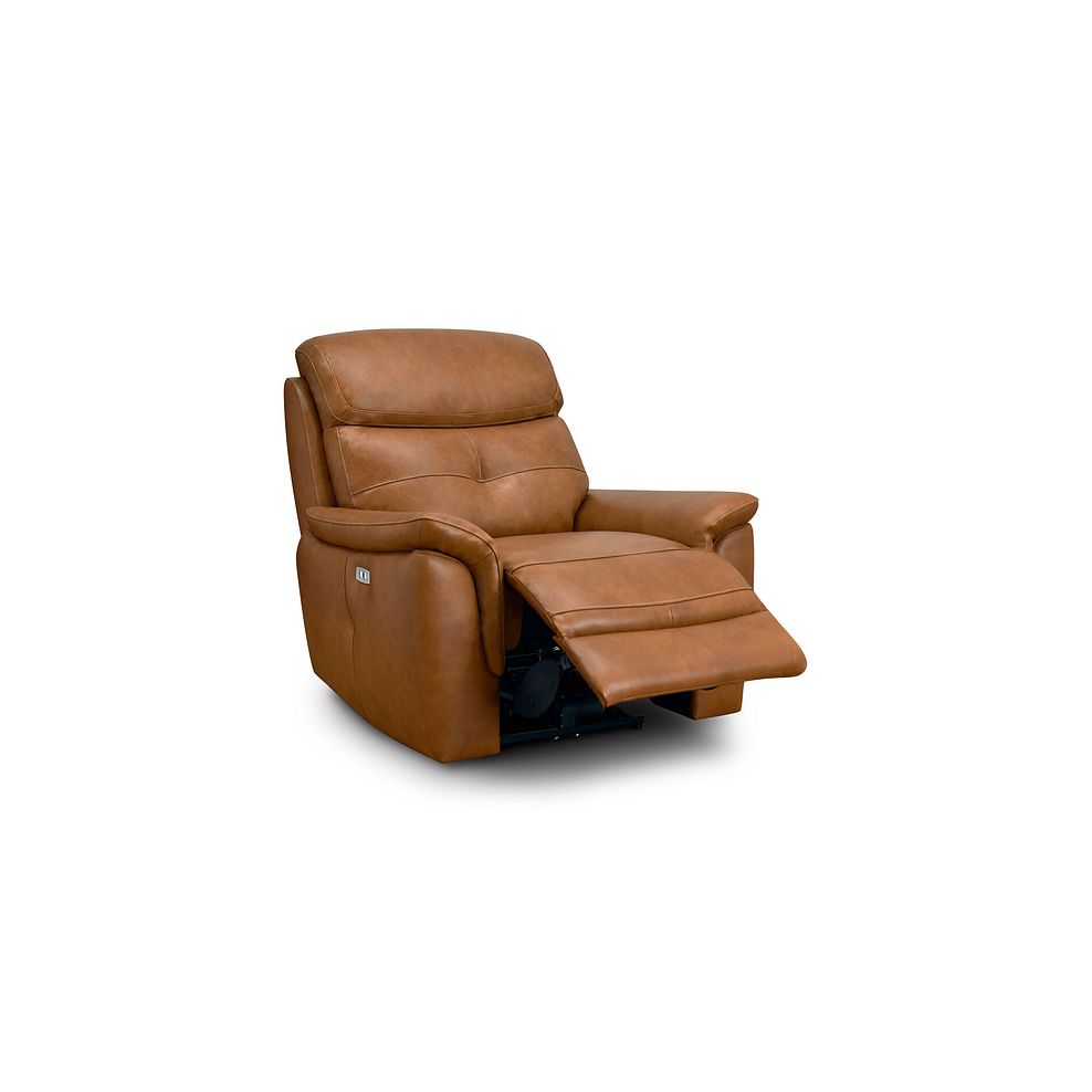 Iver Electric Recliner Armchair in Virgo Cognac Leather 6