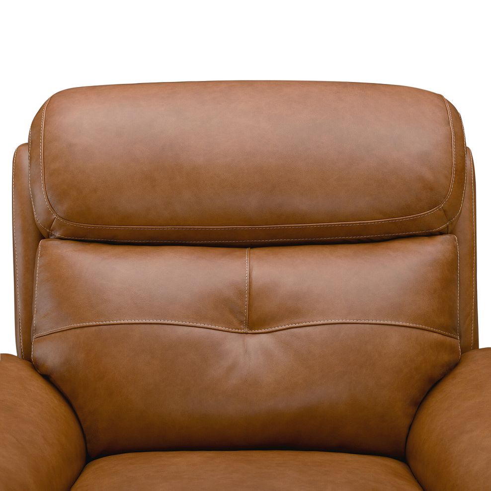 Iver Electric Recliner Armchair in Virgo Cognac Leather 12