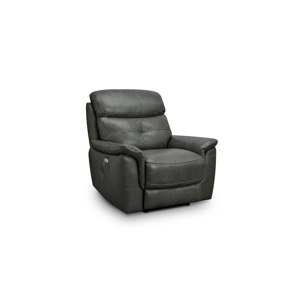 Iver Electric Recliner Armchair in Virgo Lead Leather 1