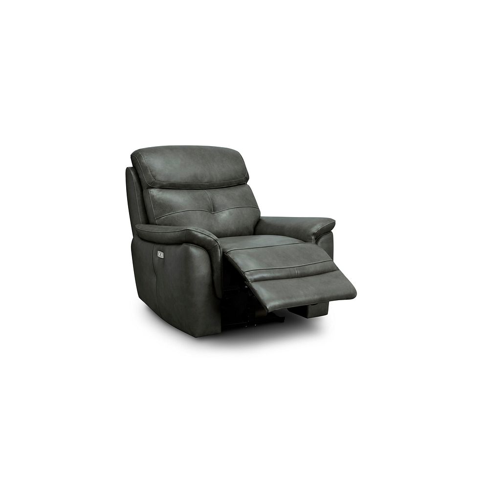 Iver Electric Recliner Armchair in Virgo Lead Leather 3