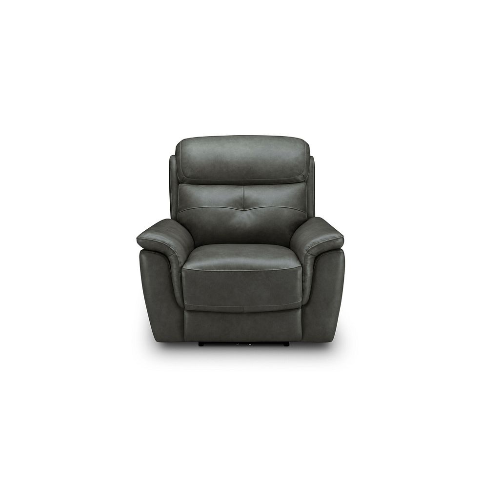 Iver Electric Recliner Armchair in Virgo Lead Leather 4