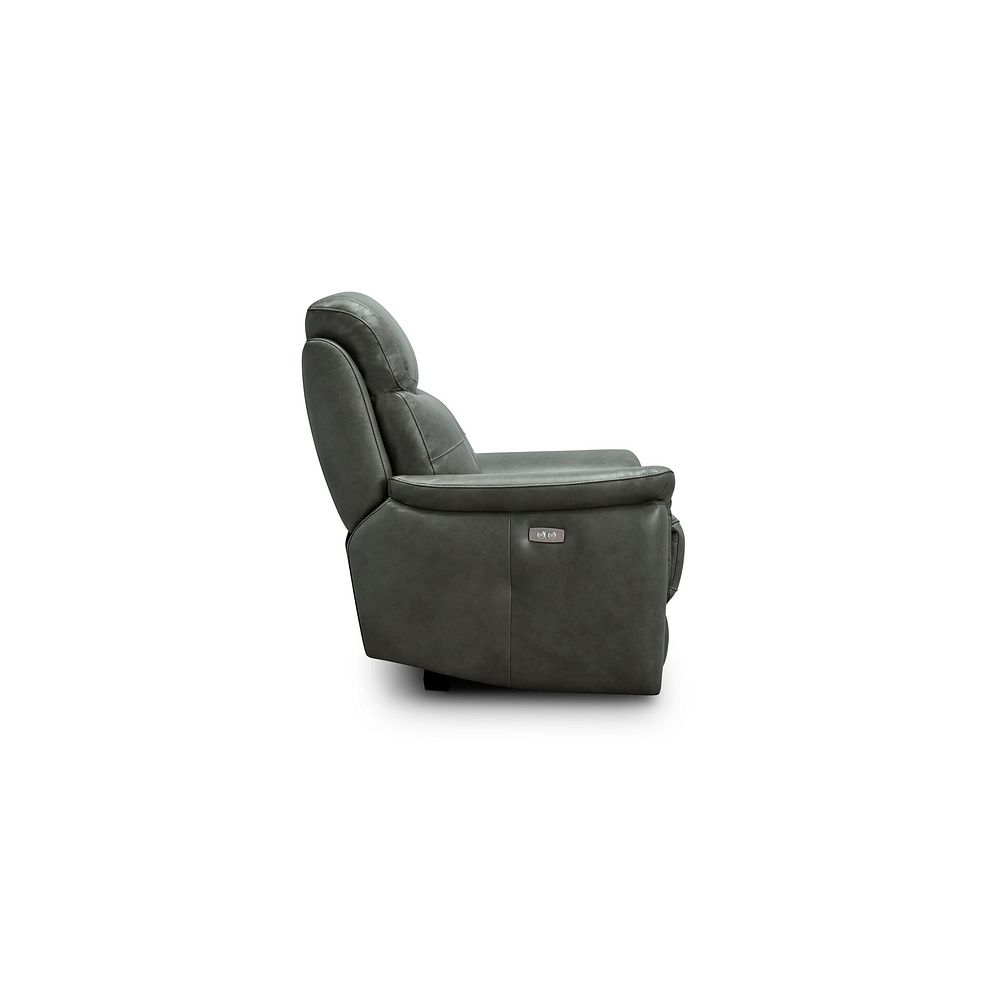 Iver Electric Recliner Armchair in Virgo Lead Leather 5