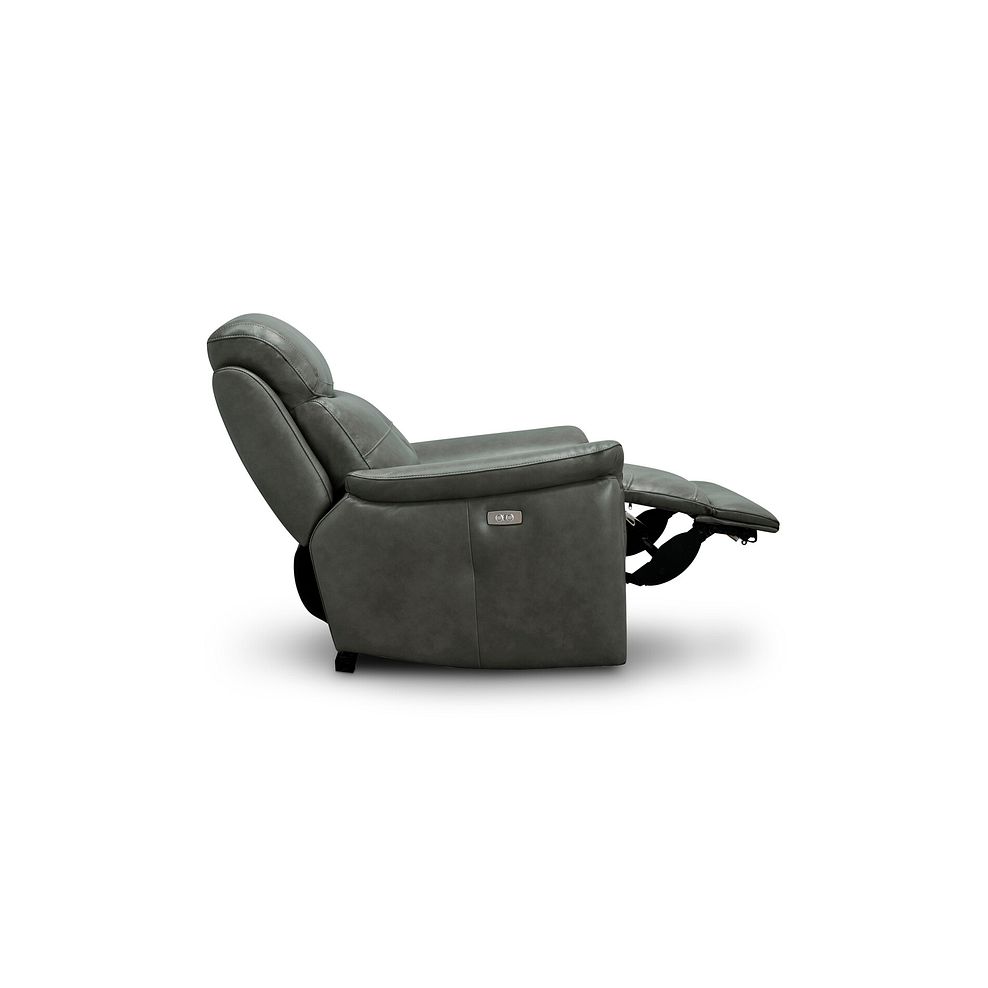 Iver Electric Recliner Armchair in Virgo Lead Leather 6