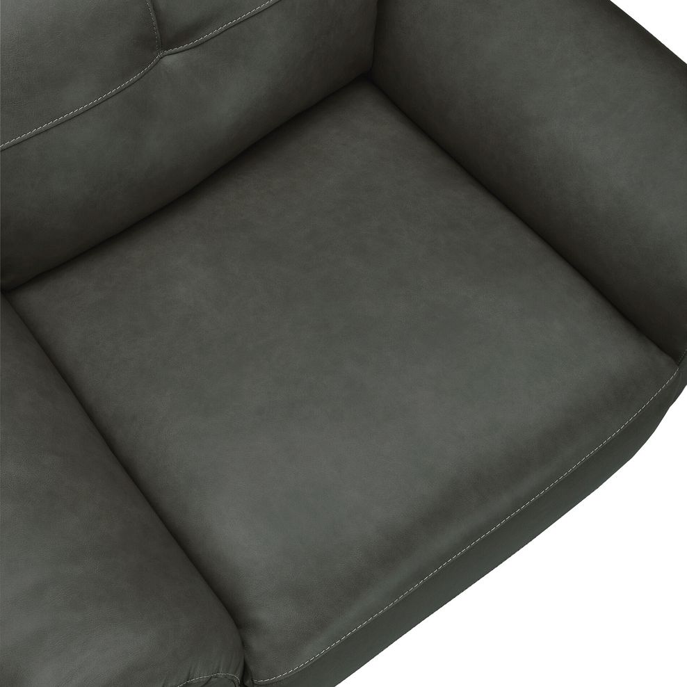 Iver Electric Recliner Armchair in Virgo Lead Leather 9
