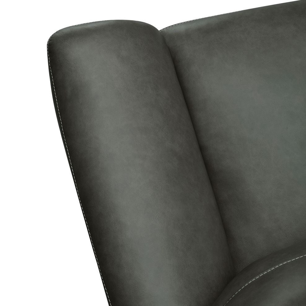 Iver Electric Recliner Armchair in Virgo Lead Leather 11