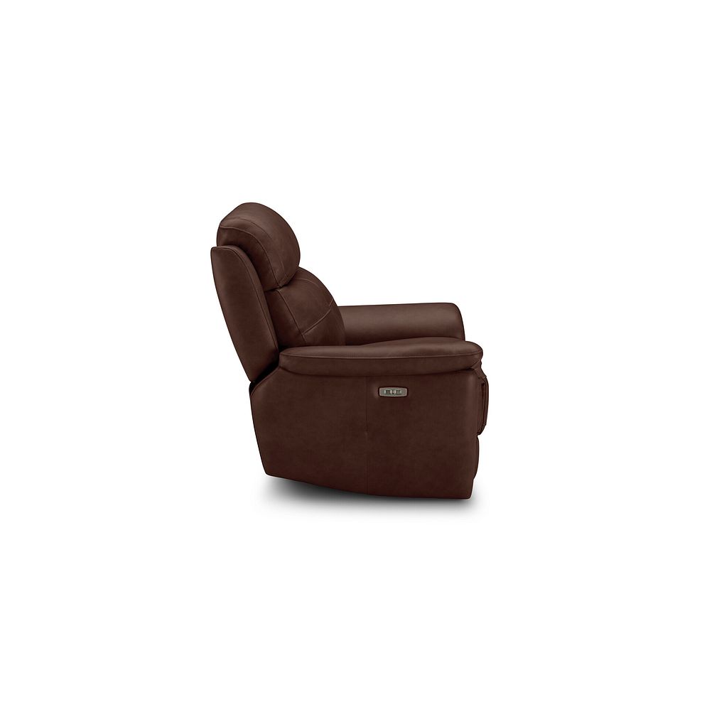 Iver Electric Recliner Armchair with Power Headrest in Odyssey Tan Leather 5