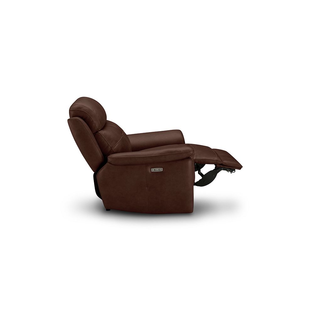 Iver Electric Recliner Armchair with Power Headrest in Odyssey Tan Leather 6