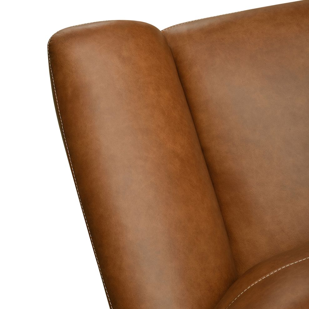 Iver Electric Recliner Armchair with Power Headrest in Virgo Cognac Leather 14