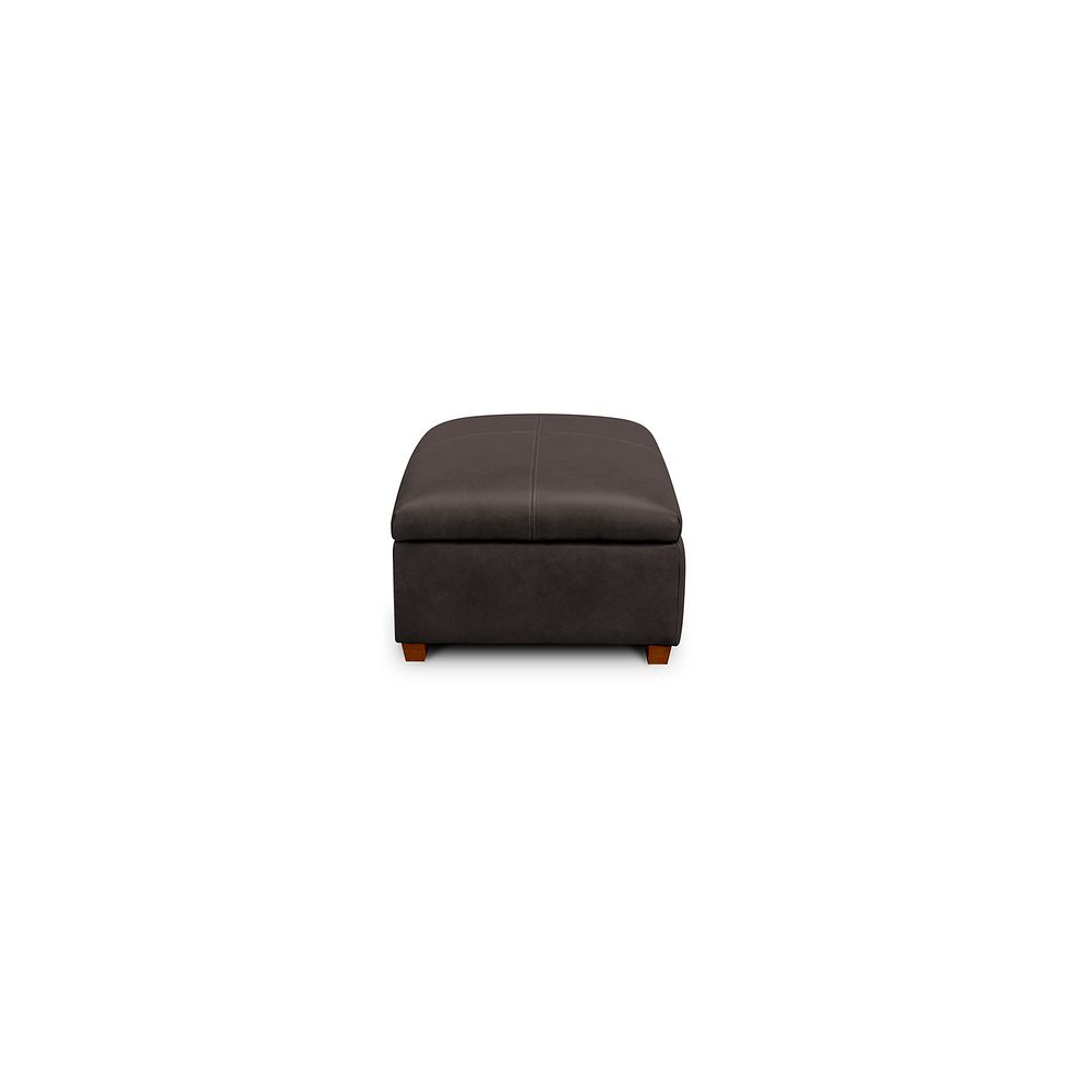 Iver Storage Footstool in Amara Brown Leather 3