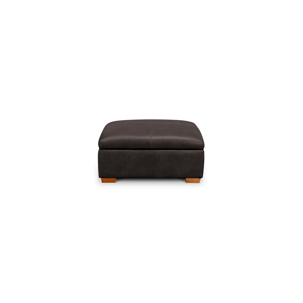 Iver Storage Footstool in Amara Brown Leather 4