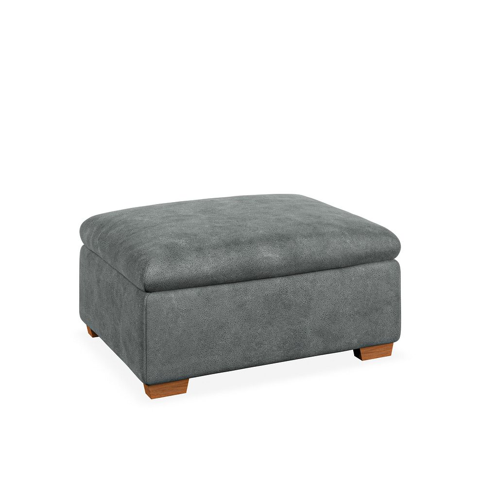 Iver Storage Footstool in Miller Grey Fabric 1