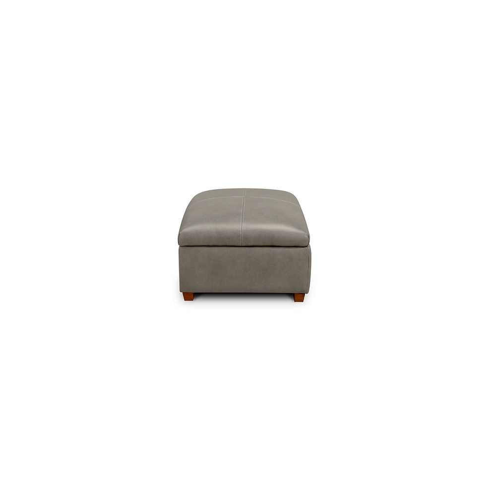 Iver Storage Footstool in Odyssey Dark Grey Leather 3