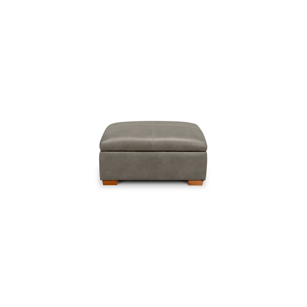 Iver Storage Footstool in Odyssey Dark Grey Leather 4