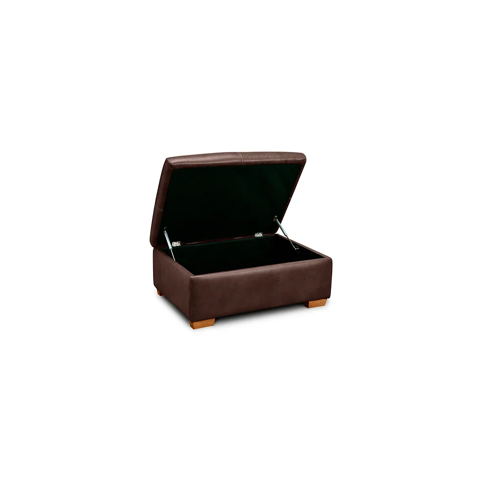Iver Storage Footstool in Odyssey Tan Leather 2