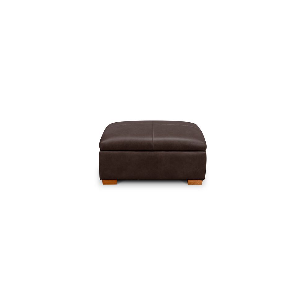 Iver Storage Footstool in Odyssey Two Tone Brown Leather 2