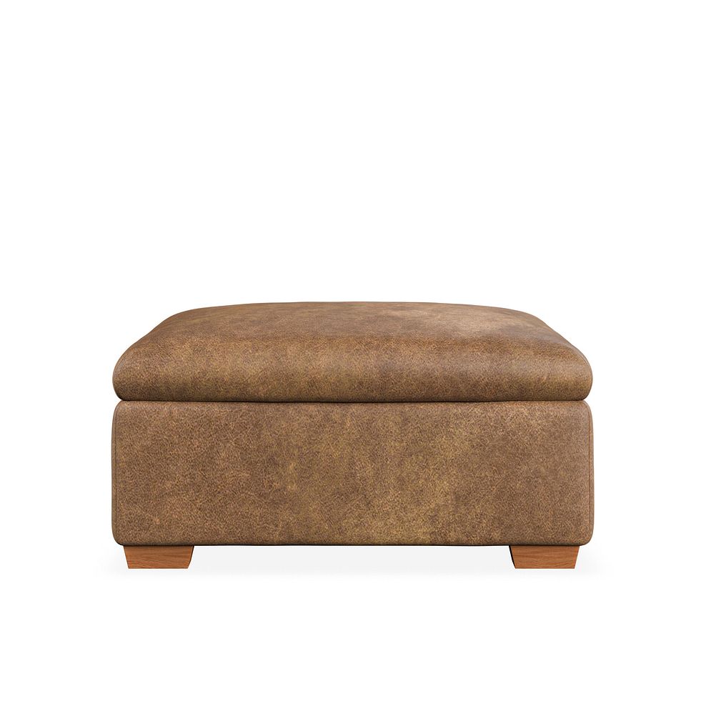Iver Storage Footstool in Ranch Brown Fabric 3