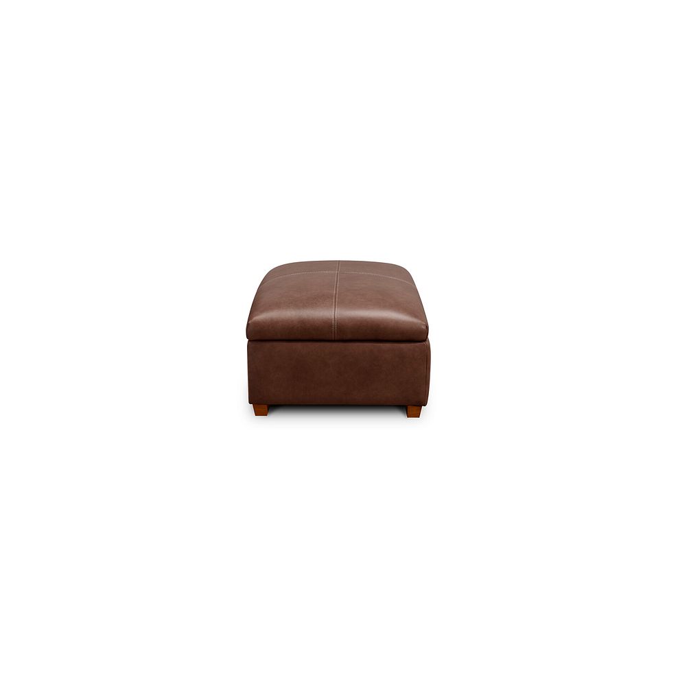 Iver Storage Footstool in Virgo Chestnut Leather 3