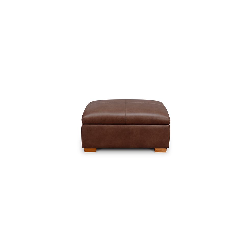 Iver Storage Footstool in Virgo Chestnut Leather 4