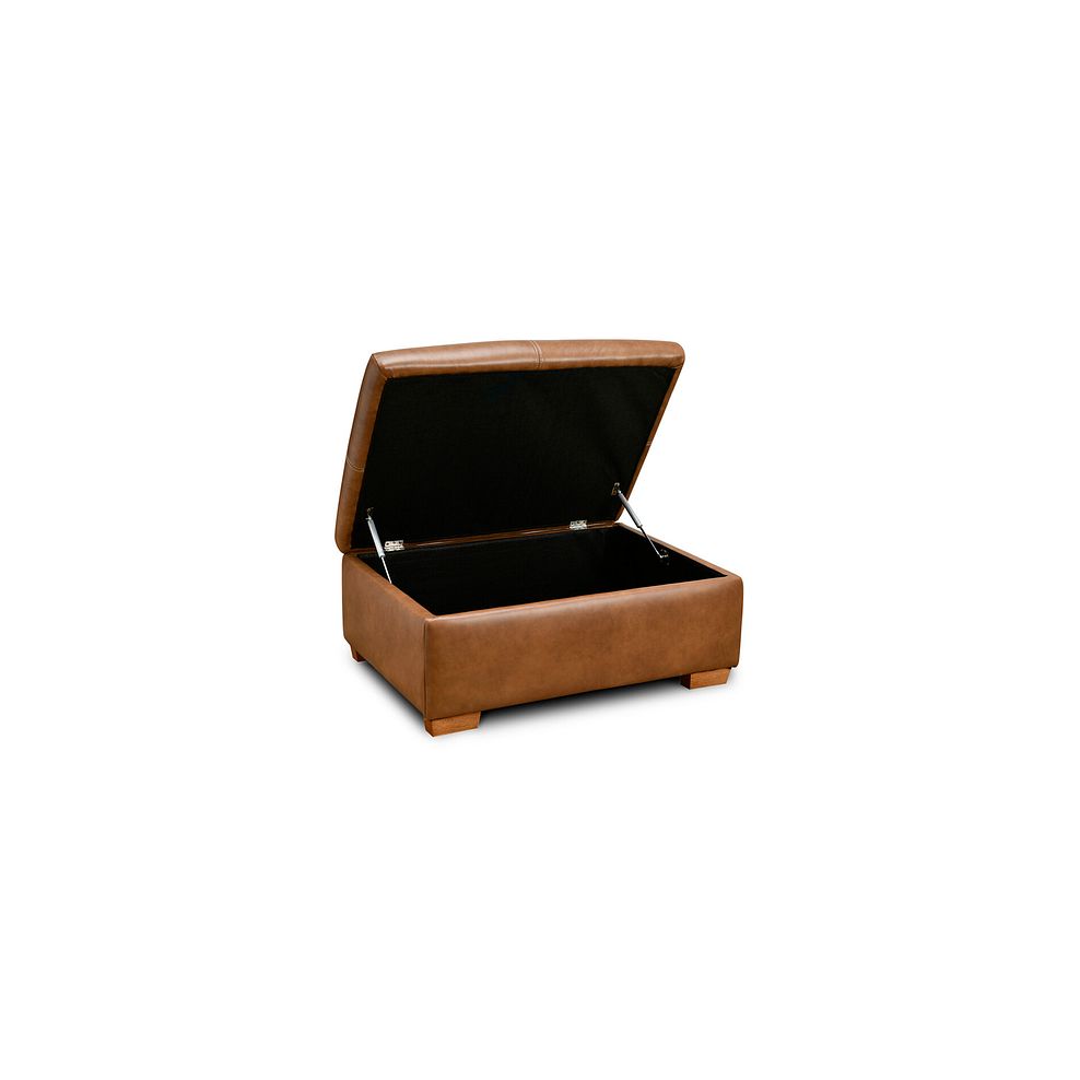 Iver Storage Footstool in Virgo Cognac Leather 2