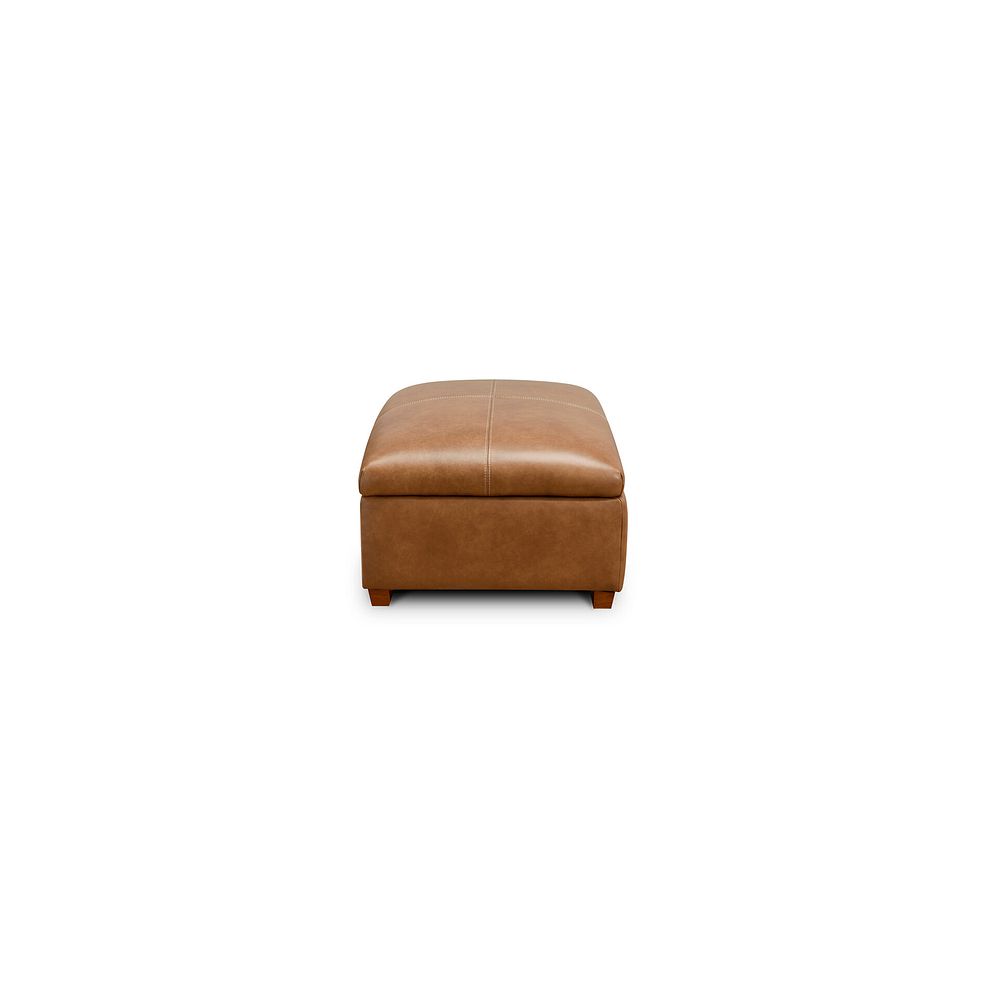 Iver Storage Footstool in Virgo Cognac Leather 4