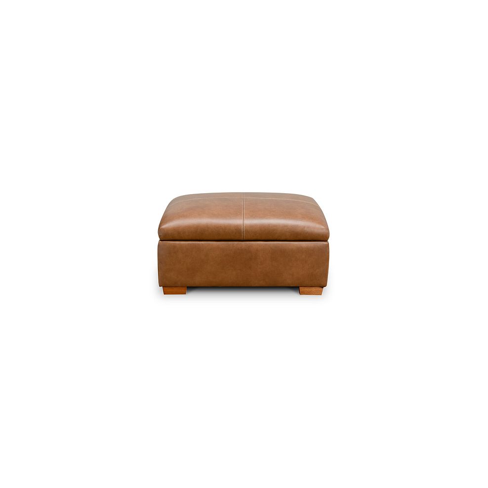 Iver Storage Footstool in Virgo Cognac Leather 3
