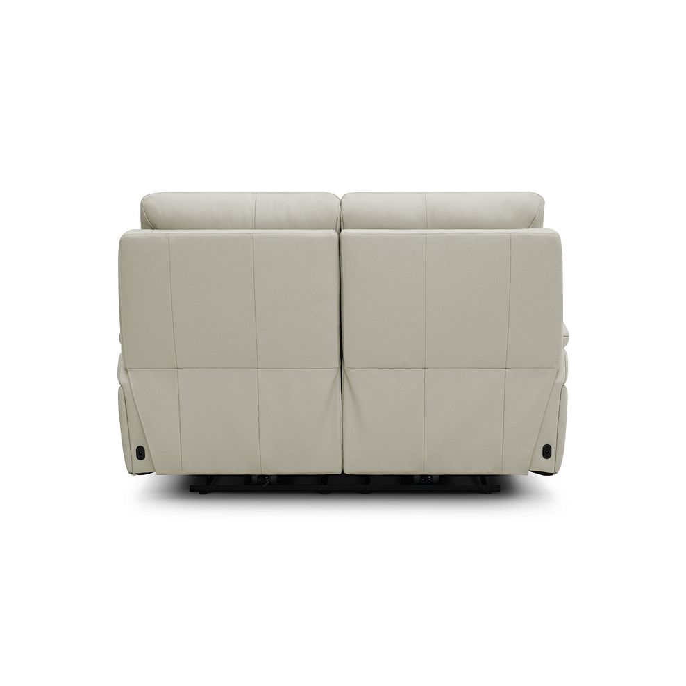 Jarrod 2 Seater Electric Recliner in Bone China Leather 8