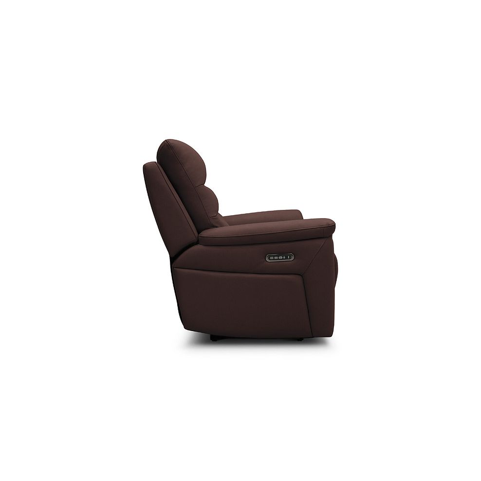 Jarrod 2 Seater Electric Recliner in Chestnut Leather 6