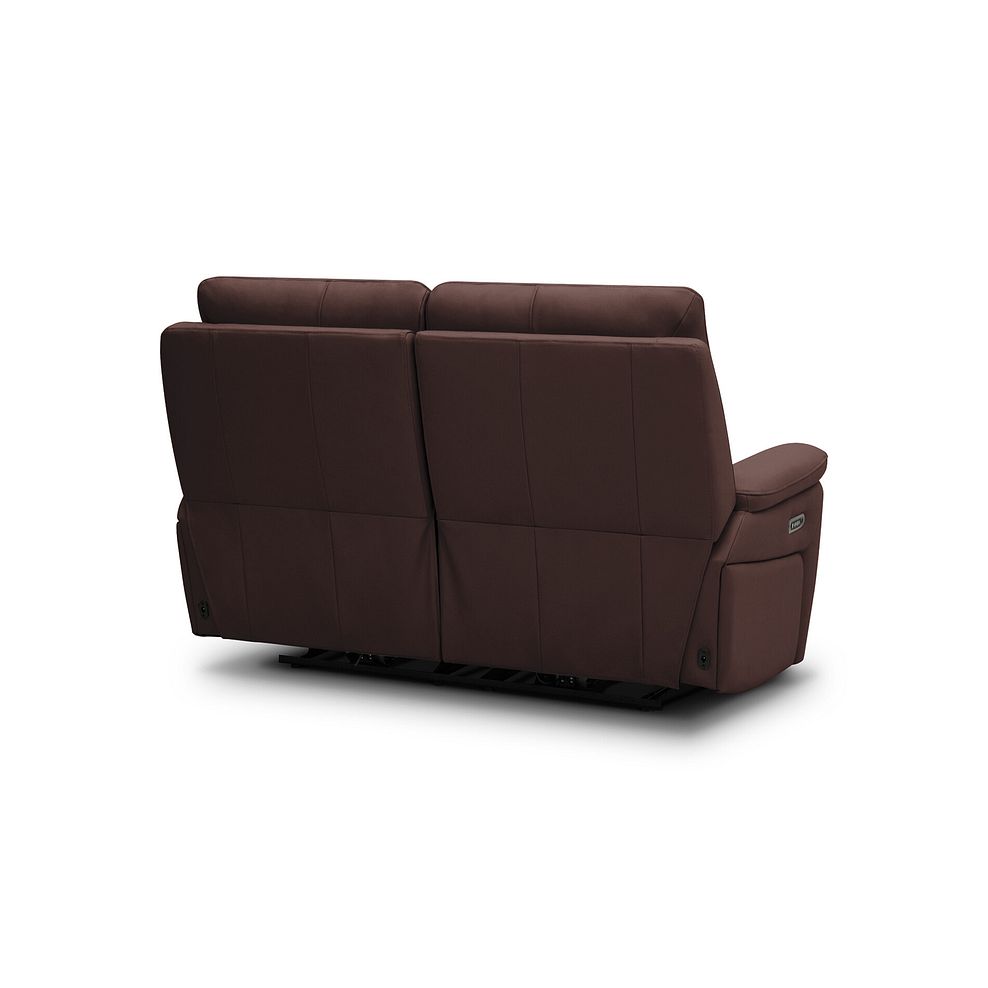Jarrod 2 Seater Electric Recliner in Chestnut Leather 9
